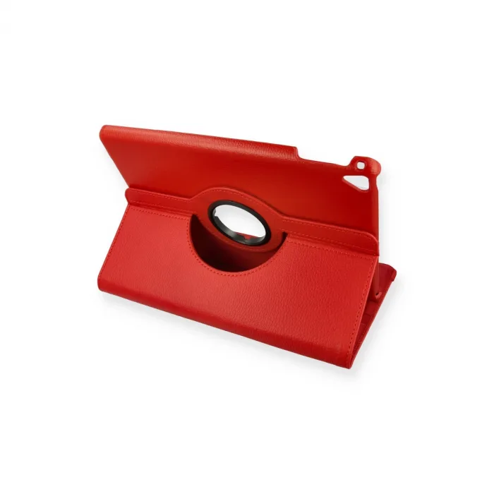 İpad 9.7 (2018) Kılıf 360 Tablet Deri Kılıf - Kırmızı