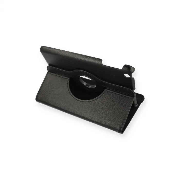 İpad Mini 1 Kılıf 360 Tablet Deri Kılıf - Siyah