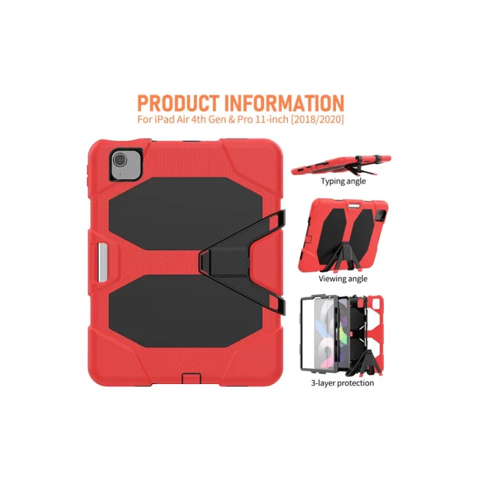 İpad Pro 11 (2020) Kılıf Griffin Tablet Kapak - Kırmızı