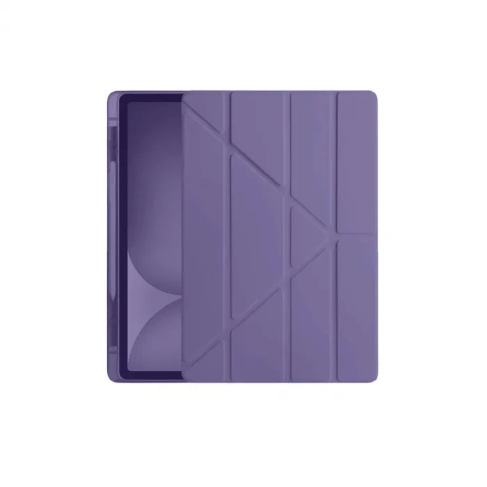 İpad Pro 11 (2024) Kılıf Kalemlikli Hugo Tablet Kılıfı - Mor