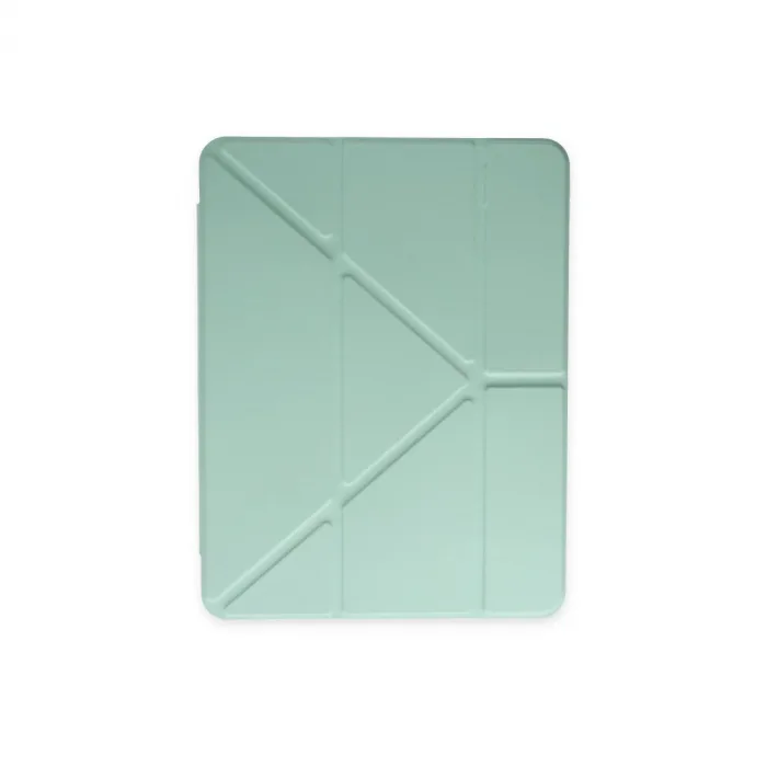 İpad Pro 12.9 (2021) Kılıf Kalemlikli Mars Tablet Kılıfı - Açık Yeşil
