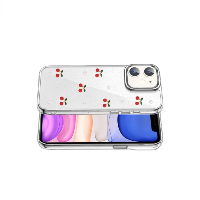 İphone 11 Fiyonk Desenli Kapak - Desen 9