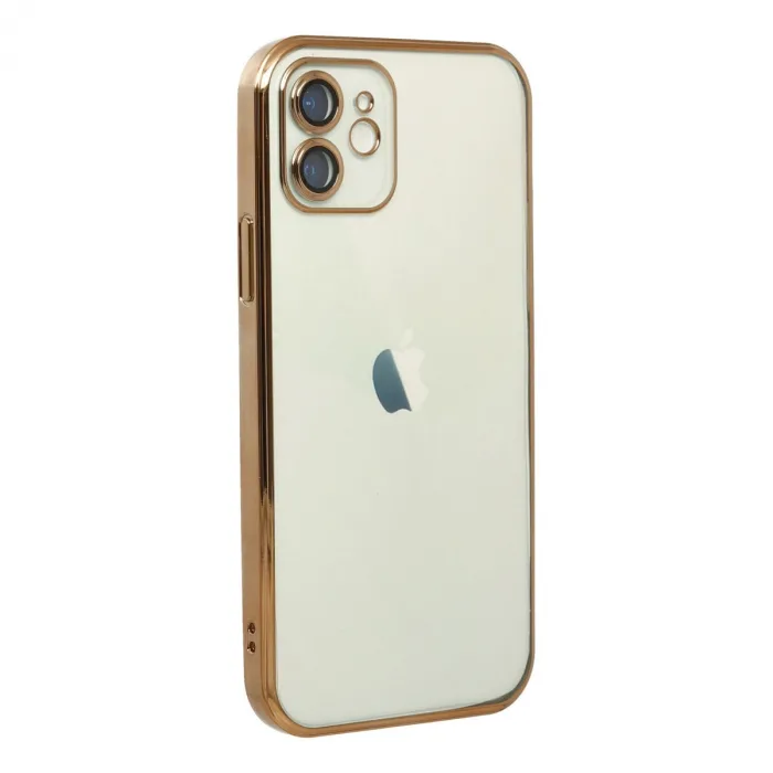 iPhone 11 Kılıf Razer Lensli Silikon - Gold
