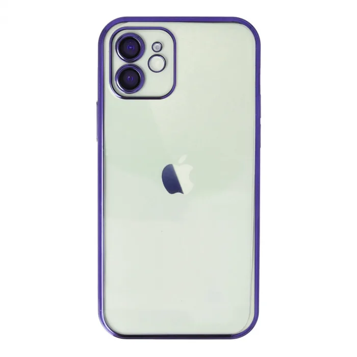 iPhone 11 Kılıf Razer Lensli Silikon - Mor