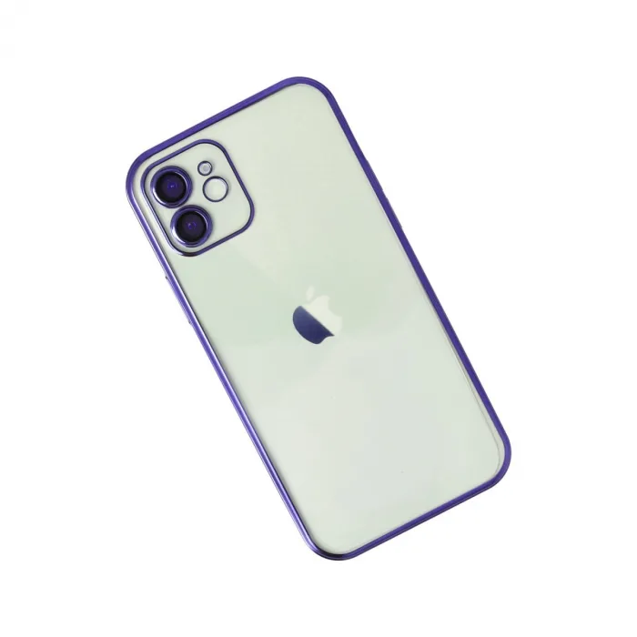 iPhone 11 Kılıf Razer Lensli Silikon - Mor