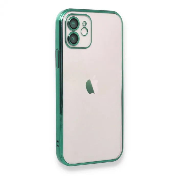 iPhone 11 Kılıf Razer Lensli Silikon - Yeşil