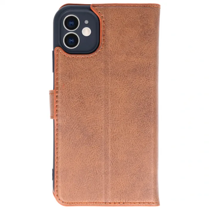 İphone 11 Kılıf Trend S Plus Kapaklı Kılıf - Taba