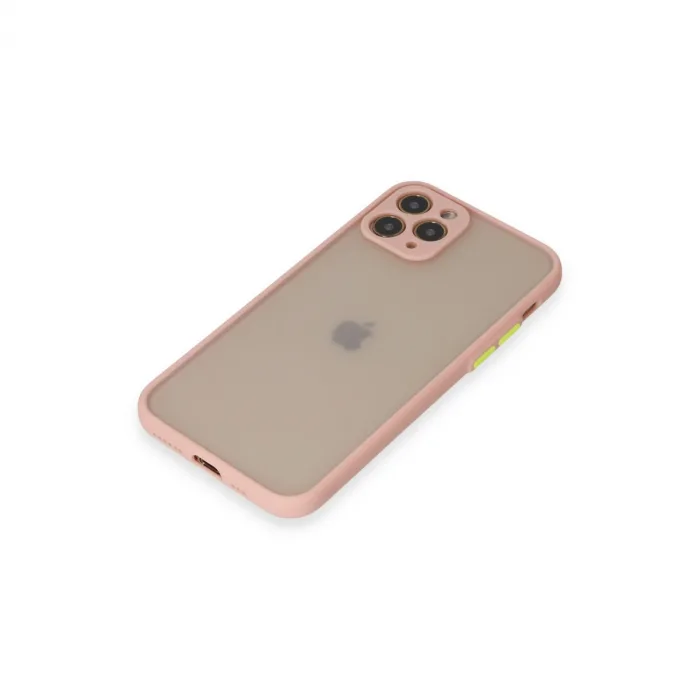 İphone 11 Pro Kılıf Montreal Silikon Kapak - Pembe