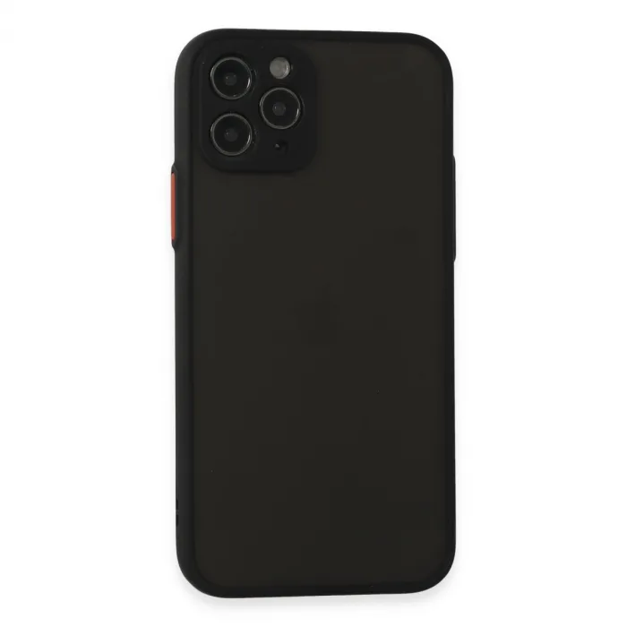 İphone 11 Pro Kılıf Montreal Silikon Kapak - Siyah