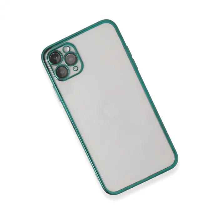 İphone 11 Pro Kılıf Razer Lensli Silikon - Yeşil