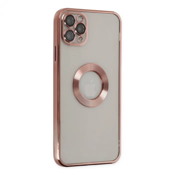 İphone 11 Pro Kılıf Slot Silikon - Rose Gold