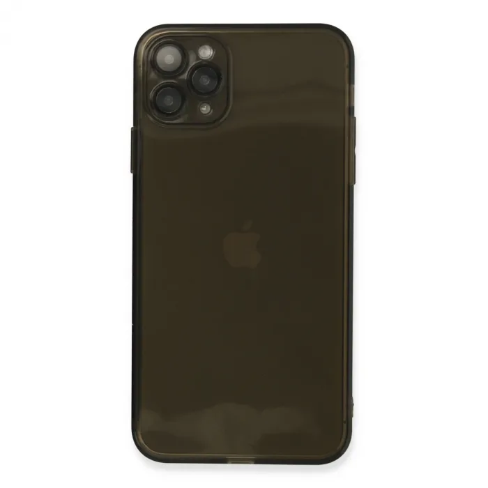 İphone 11 Pro Max Kılıf Fly Lens Silikon - Siyah