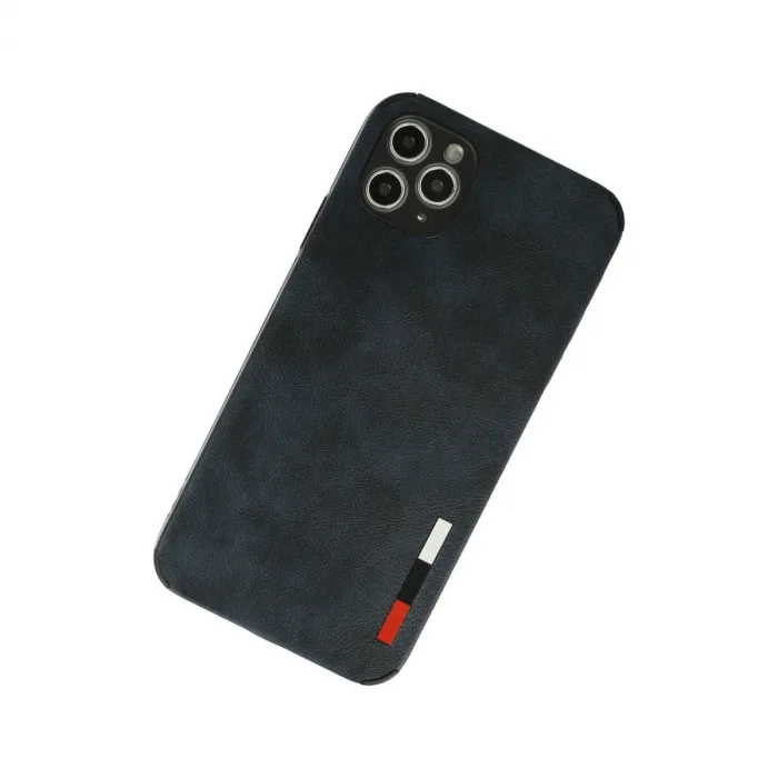 iPhone 11 Pro Max Kılıf Loop Deri Silikon - Lacivert