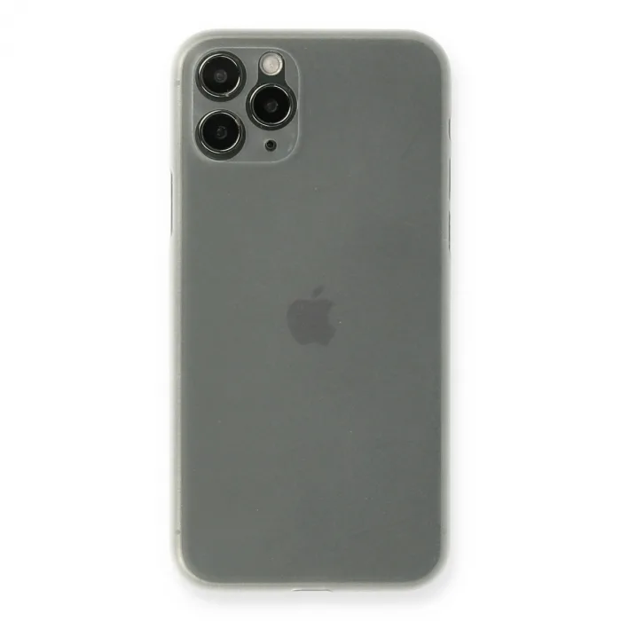 İphone 11 Pro Max Kılıf Pp Ultra İnce Kapak - Beyaz