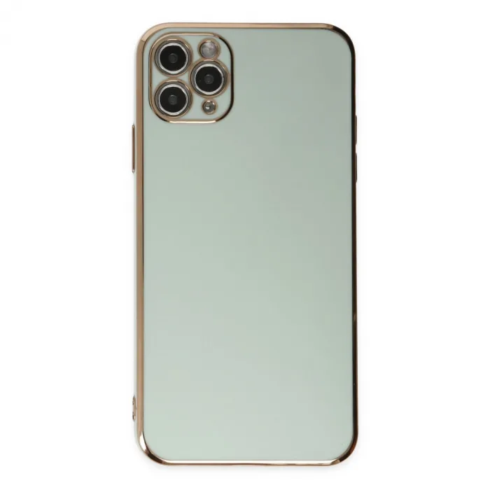 İphone 11 Pro Max Kılıf Volet Silikon - Açık Yeşil