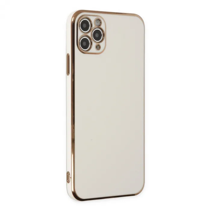 İphone 11 Pro Max Kılıf Volet Silikon - Beyaz