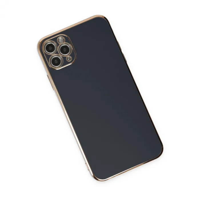 İphone 11 Pro Max Kılıf Volet Silikon - Siyah
