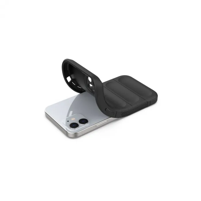 İphone 12 Kılıf Optimum Silikon - Siyah