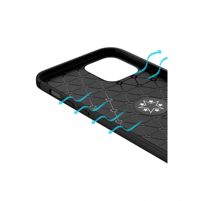 İphone 12 Kılıf Range Yüzüklü Silikon - Kırmızı