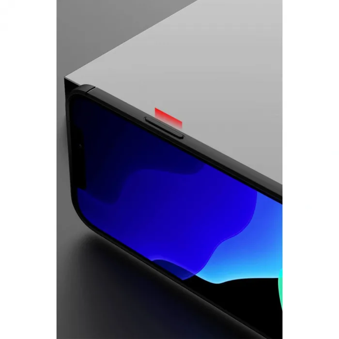 İphone 12 Kılıf Range Yüzüklü Silikon - Siyah-mavi