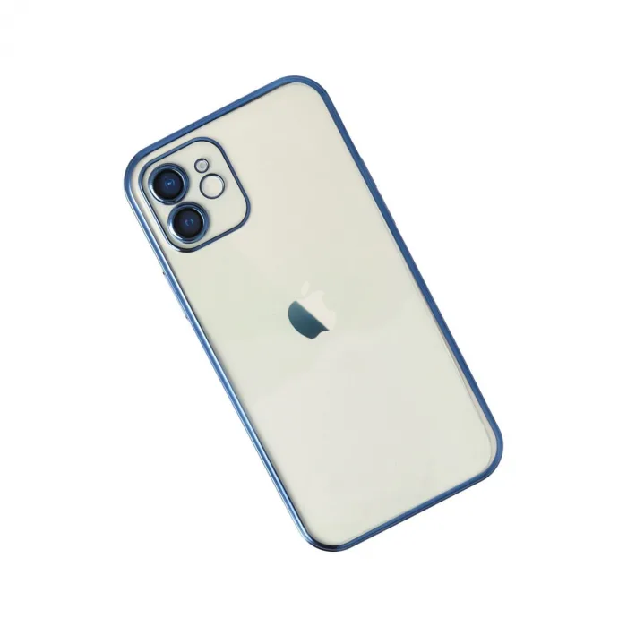 iPhone 12 Kılıf Razer Lensli Silikon - Lacivert