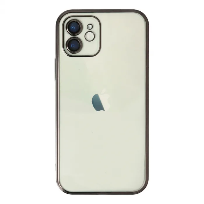 iPhone 12 Kılıf Razer Lensli Silikon - Siyah