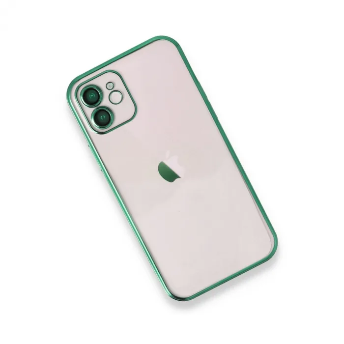 İphone 12 Kılıf Razer Lensli Silikon - Yeşil