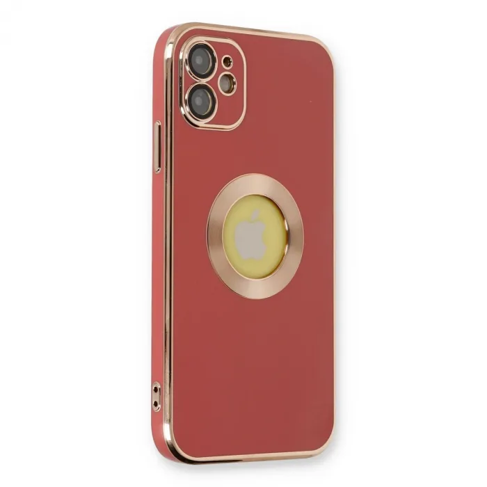 İphone 12 Kılıf Store Silikon - Kırmızı