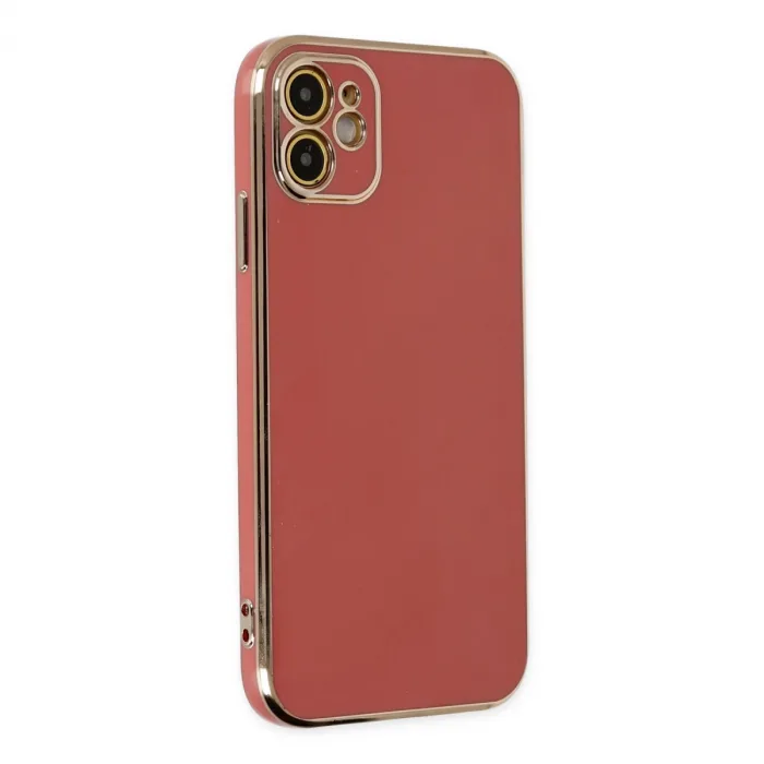 İphone 12 Kılıf Volet Silikon - Kırmızı