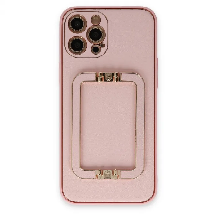 İphone 12 Pro Kılıf Coco Elit Kapak - Pembe