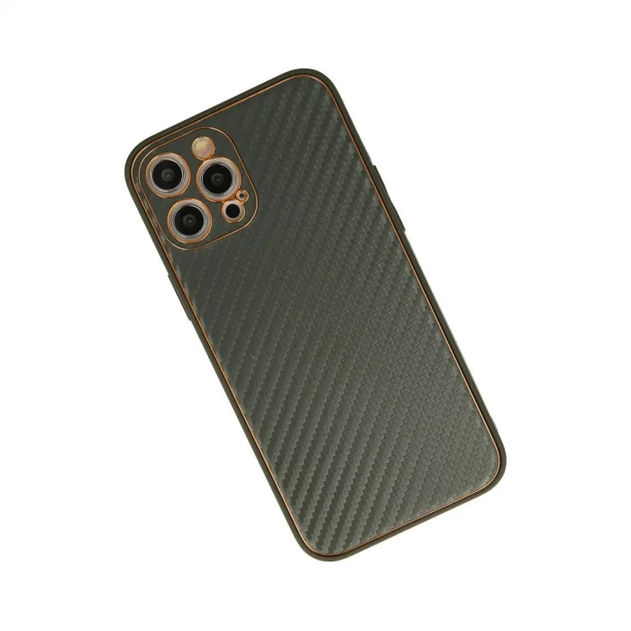 İphone 12 Pro Kılıf Coco Karbon Silikon - Füme