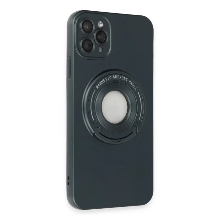 İphone 12 Pro Kılıf Lukka Magneticsafe Kapak - Koyu Yeşil