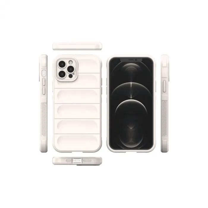 İphone 12 Pro Kılıf Optimum Silikon - Krem