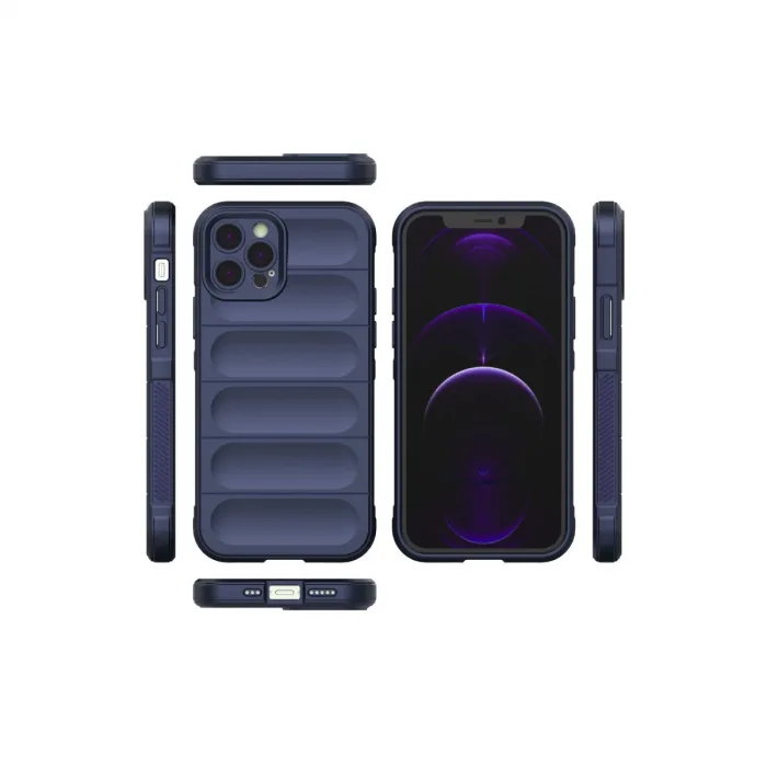 İphone 12 Pro Kılıf Optimum Silikon - Lacivert