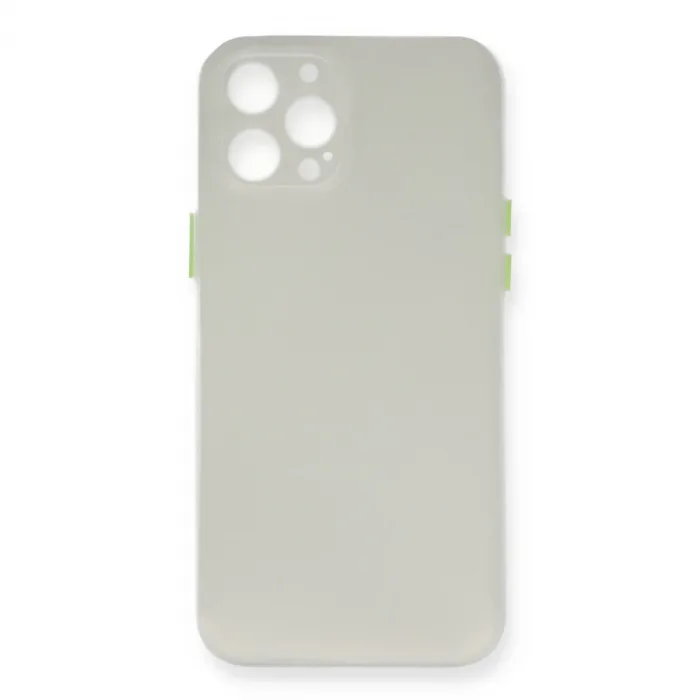 İphone 12 Pro Kılıf Pp Ultra İnce Kapak - Beyaz