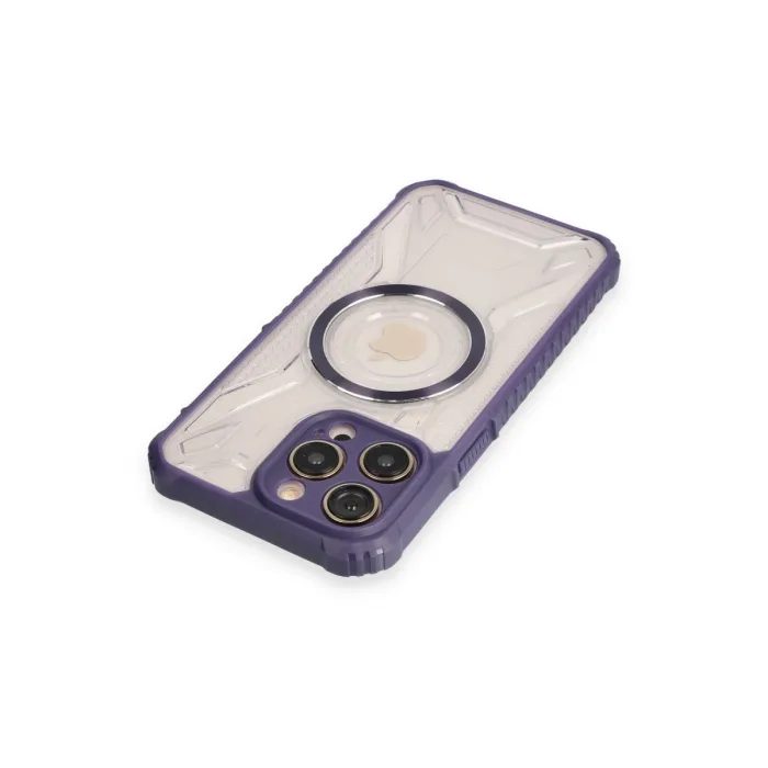 iPhone 12 Pro Kılıf Prag Magneticsafe Kapak - Derin Mor