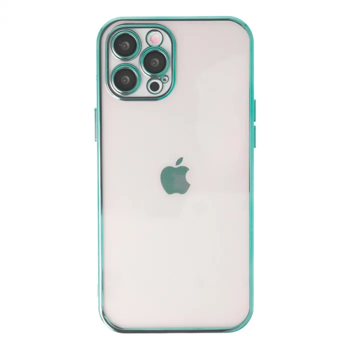 İphone 12 Pro Kılıf Razer Lensli Silikon - Yeşil