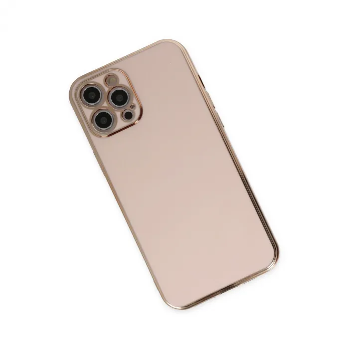 iPhone 12 Pro Kılıf Volet Silikon - Pembe