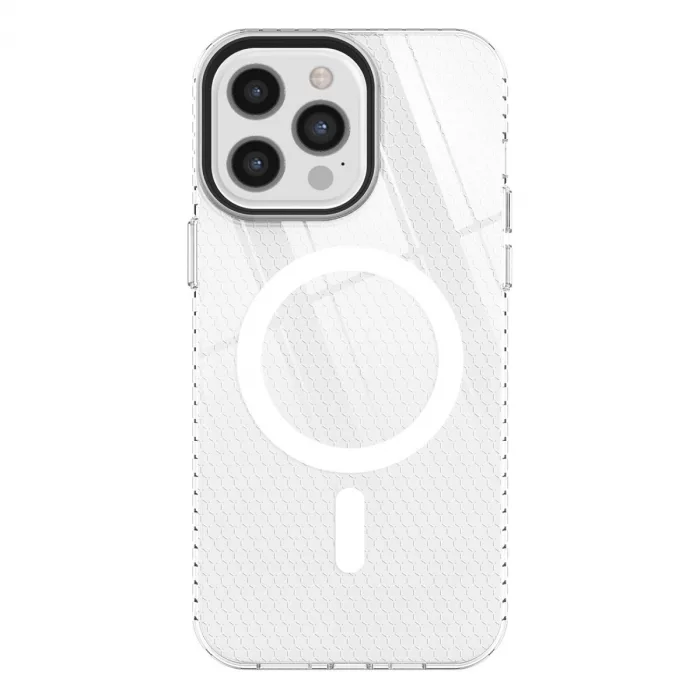 iPhone 12 Pro Max Kılıf Beta Magneticsafe Silikon - Şeffaf