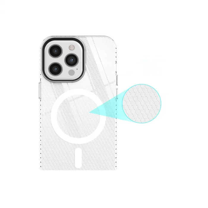 İphone 12 Pro Max Kılıf Beta Magneticsafe Silikon - Şeffaf
