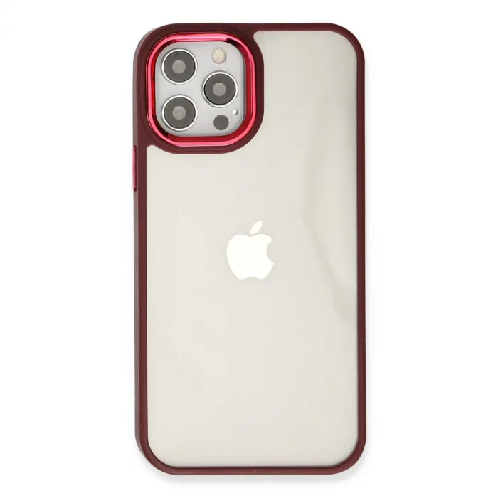 İphone 12 Pro Max Kılıf Dora Kapak - Kırmızı