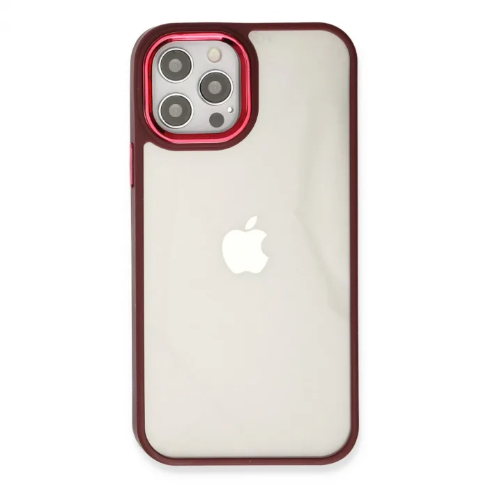 İphone 12 Pro Max Kılıf Dora Kapak - Kırmızı