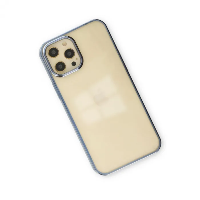 İphone 12 Pro Max Kılıf Element Silikon - Mavi