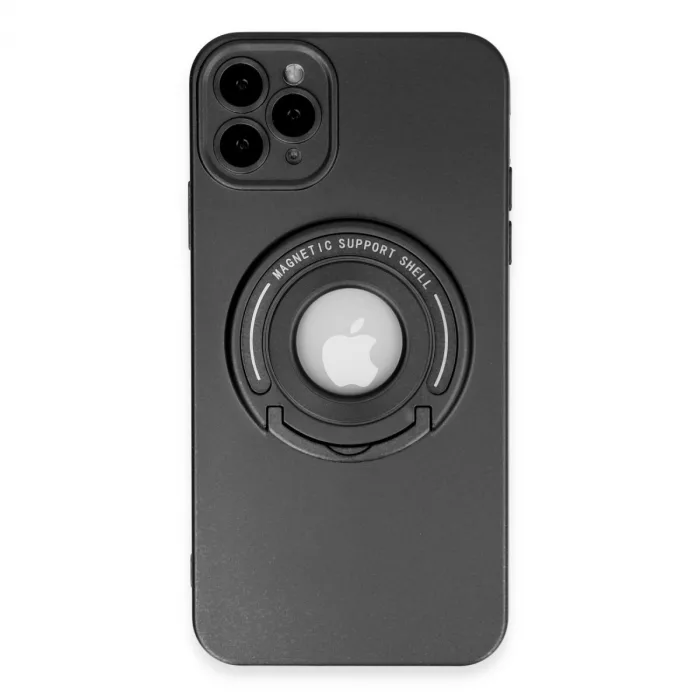 İphone 12 Pro Max Kılıf Lukka Magneticsafe Kapak - Siyah