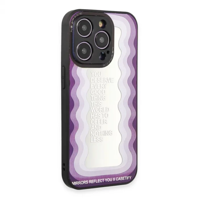 İphone 12 Pro Max Kılıf Mirror Desenli Kapak - Mirror - 5