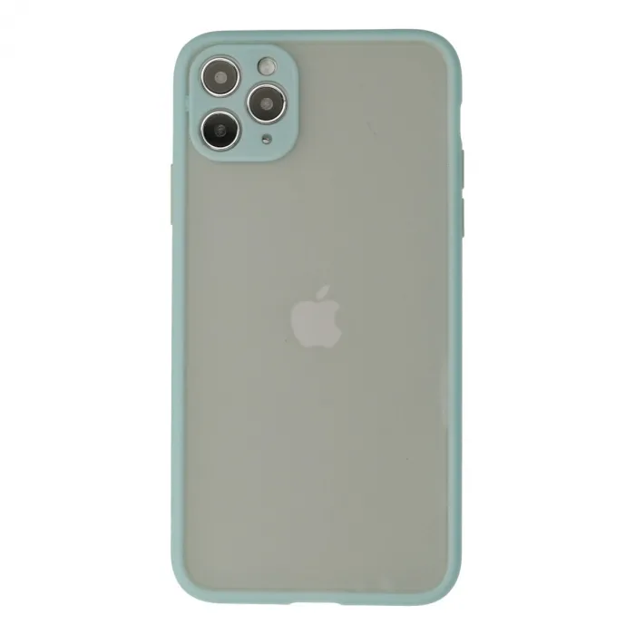 İphone 12 Pro Max Kılıf Montreal Silikon Kapak - Turkuaz