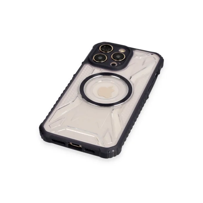 iPhone 12 Pro Max Kılıf Prag Magneticsafe Kapak - Siyah