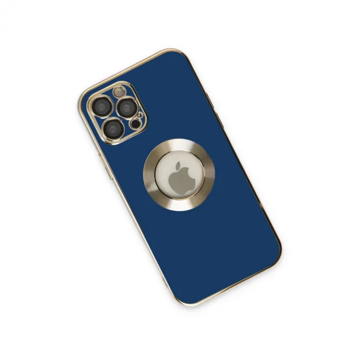 İphone 12 Pro Max Kılıf Store Silikon - Mavi