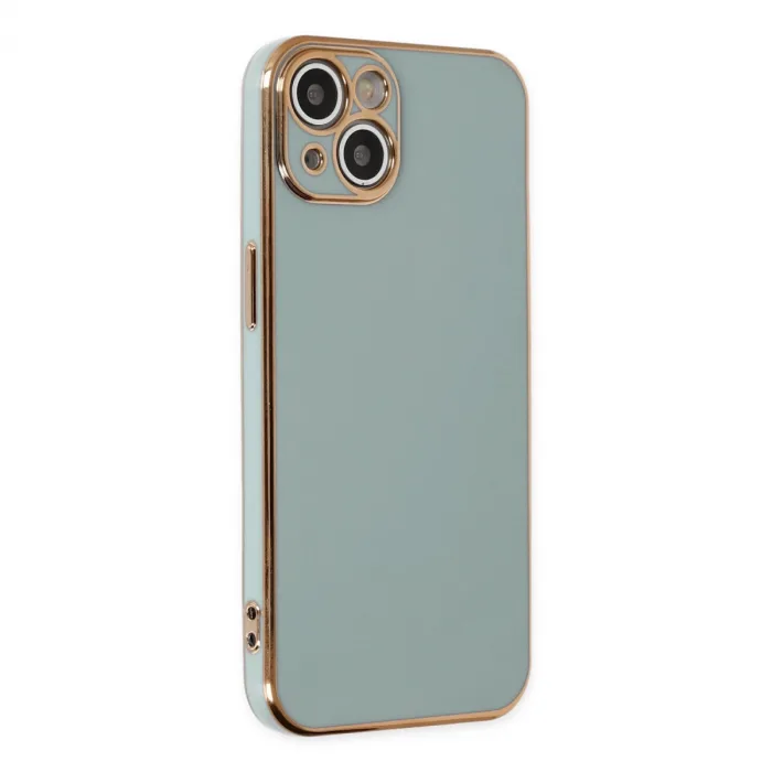 İphone 13 Kılıf Volet Silikon - Açık Yeşil