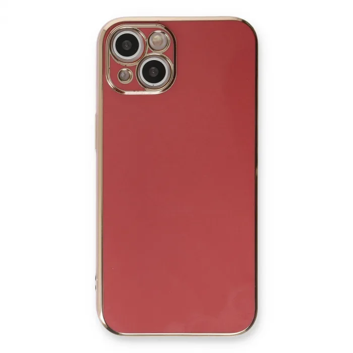 İphone 13 Kılıf Volet Silikon - Kırmızı